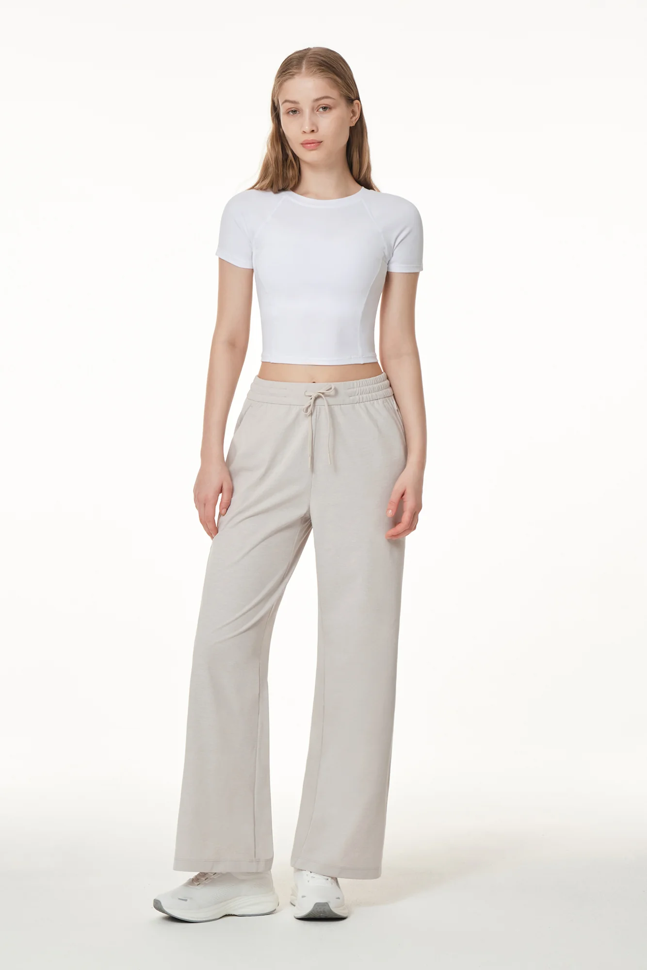 [2 SET] Airtouch Pace Cropped Short Sleeve - Image 3