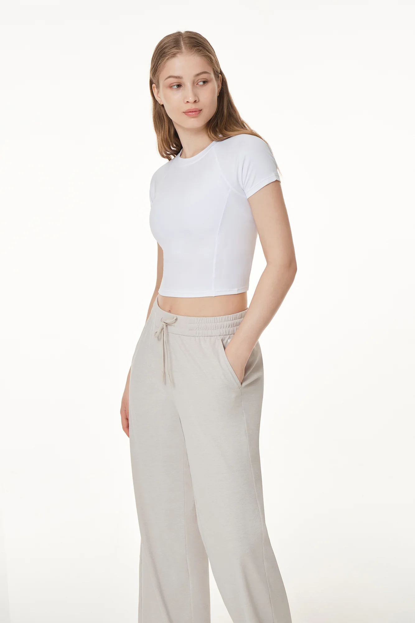 [2 SET] Airtouch Pace Cropped Short Sleeve - Image 4