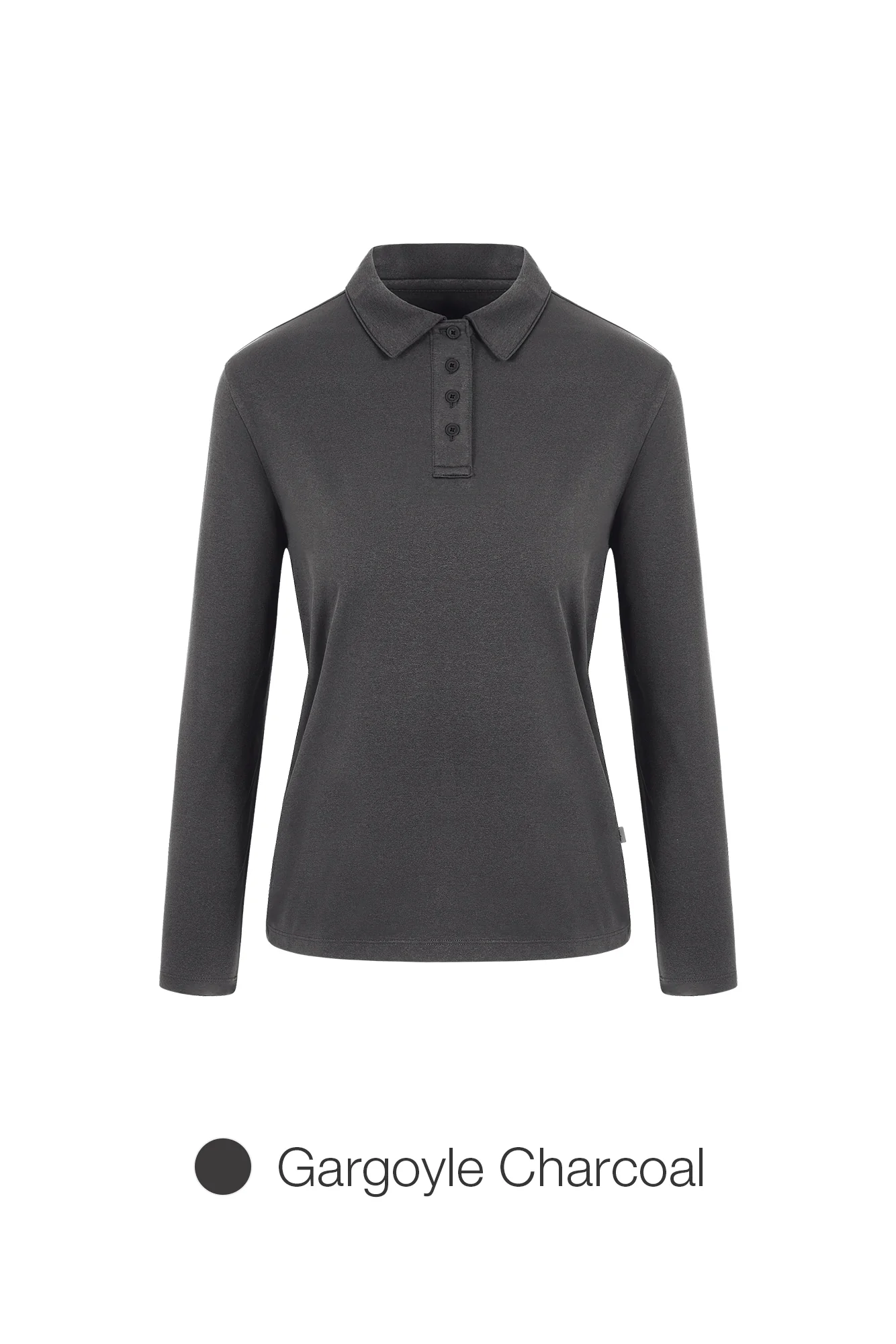 Airy Fit Standard Fit Long Sleeve Polo Shirt - Image 5
