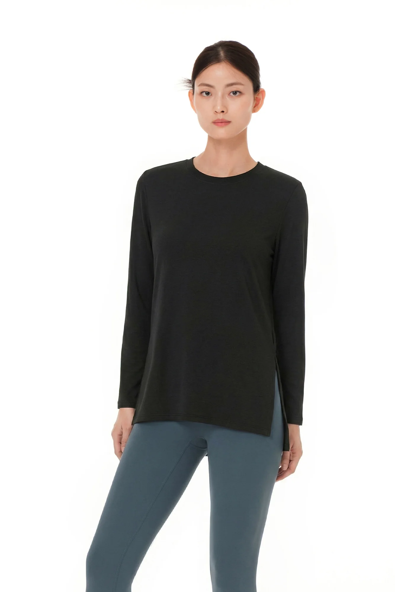 Brushed Airy Fit Oversized Fit Long Sleeve - Image 3