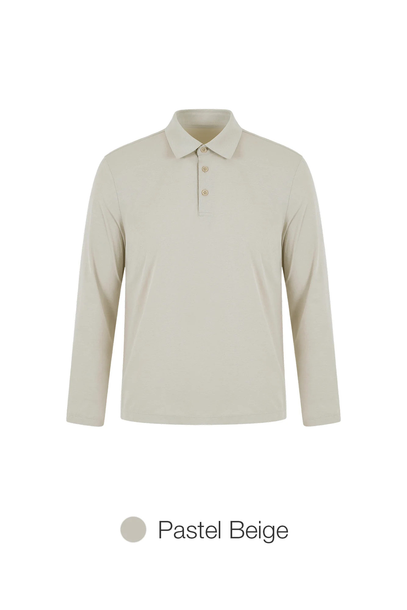 Men's Airy Fit Long Sleeve Polo Shirt - Image 7