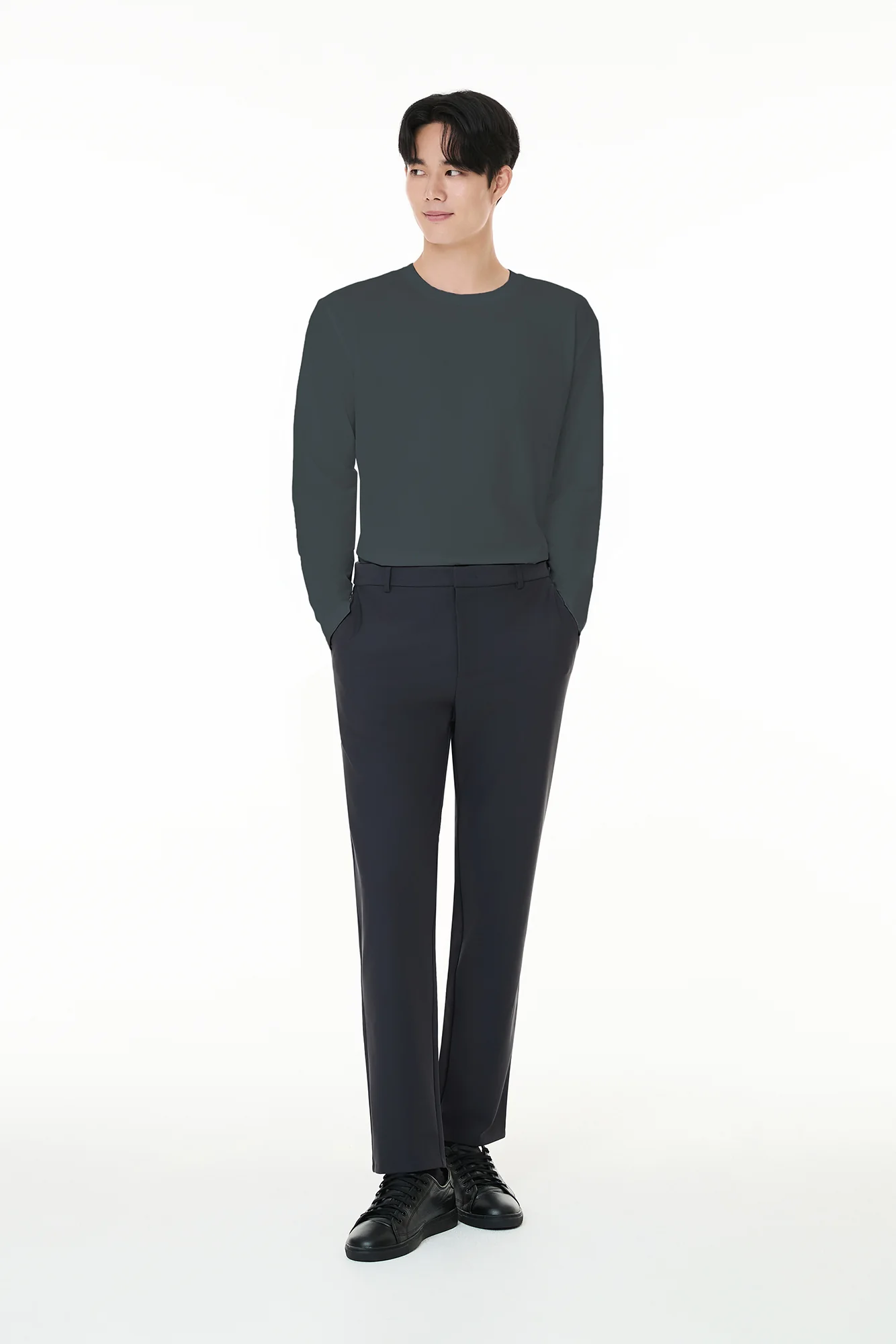 Men's Brushed Airy Fit Long Sleeve - Image 3