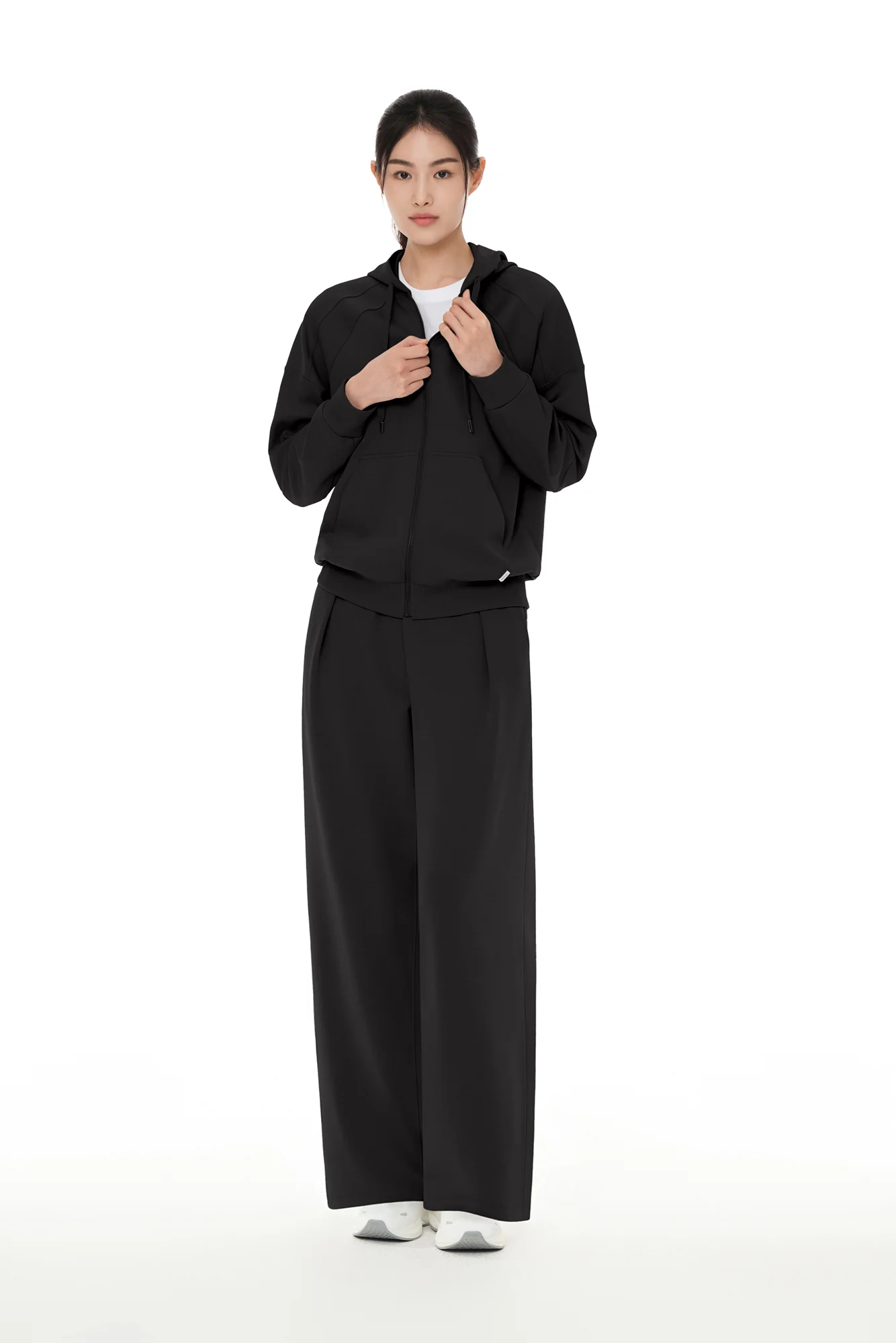 [SET] Mildmooth Wide Pants & Full-Zip Hoodie - Image 3