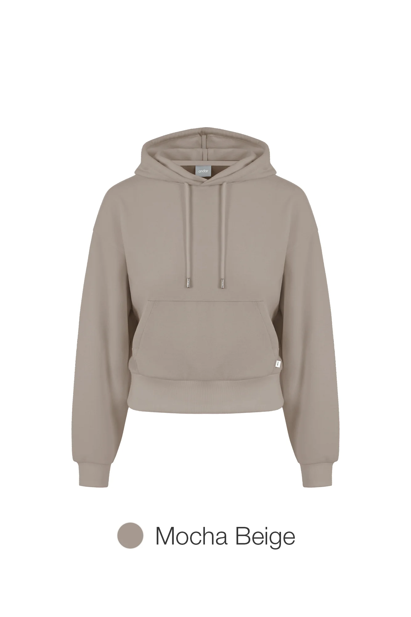 Soft Fleece Cropped Hoodie - Image 5